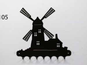 Accroche-clés motif Moulin à vent