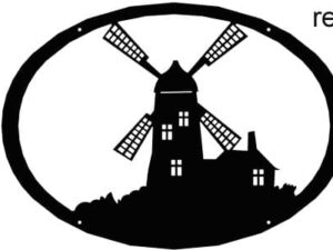 Enseigne motif Moulin à vent