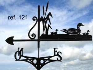 Girouette motif Canard et 2 canetons