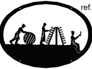 Enseigne motif Vigne - Mise en Bouteille