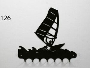 Accroche-clés motif Planche à voile