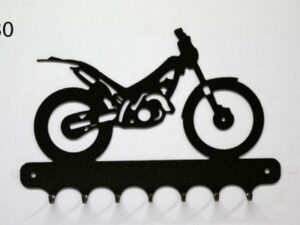 Accroche-clés motif Moto trial