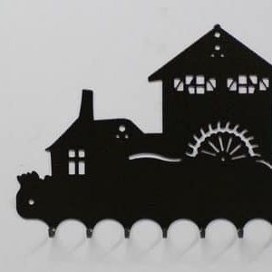 Accroche-clés motif Roue à aube