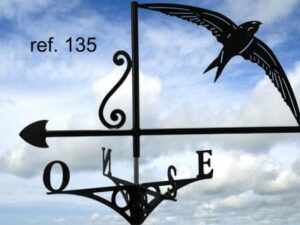 Girouette motif Martinet noir petite queue