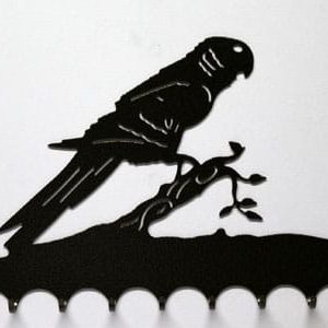Accroche-clés motif Perroquet