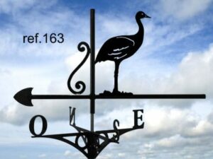 Girouette motif Grue