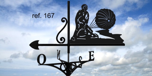 167-Montgolfiere-girouette-ferettraditions Girouette motif Montgolfière  