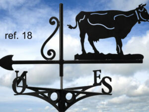 Girouette motif Vache