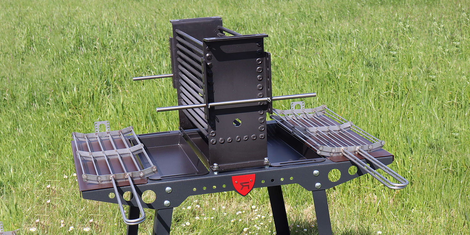 Barbecue à cuisson verticale