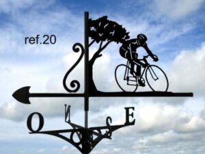 Girouette motif Cycliste