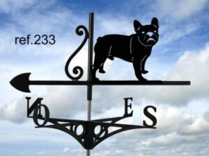 Girouette motif Bouledogue français