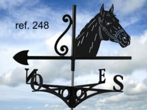 Girouette motif Tête de cheval