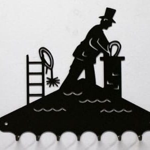 Accroche-clés motif Ramoneur