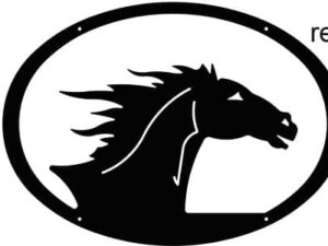 Enseigne motif Tête de cheval