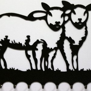 Accroche-clés motif Moutons
