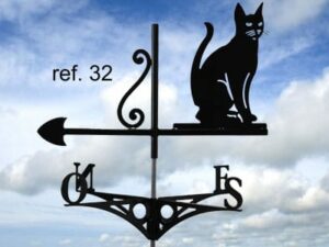Girouette motif Chat