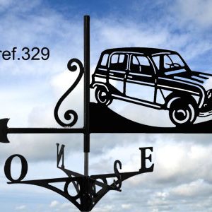 Girouette motif 4L