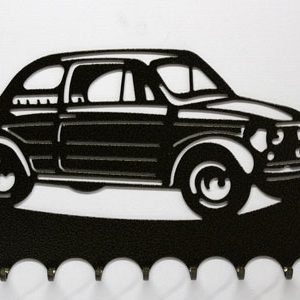 Accroche-clés motif Fiat 500