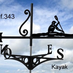 Girouette motif Kayak