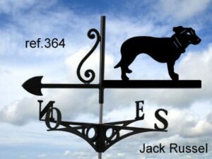Girouette motif Jack Russel