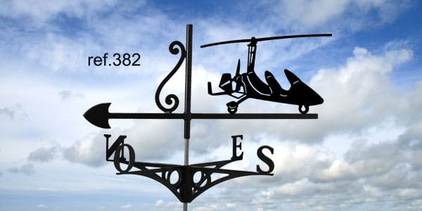 382-Autogyre-girouette-ferettraditions Girouette motif Autogyre  