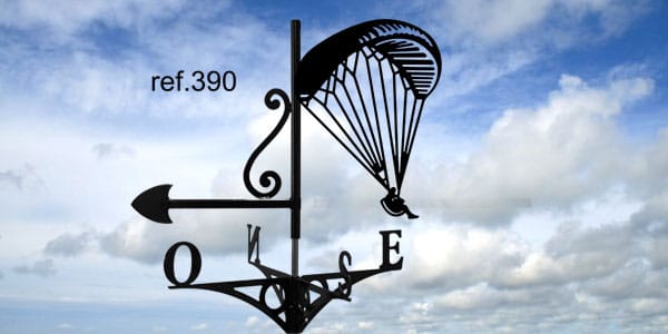 390-Parapente-girouette-ferettraditions Girouette motif Parapente  