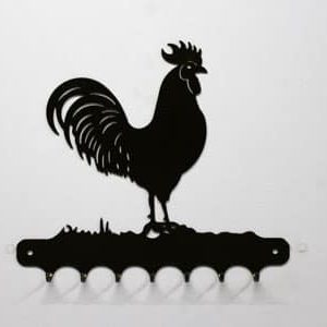 Accroche-clés motif Coq