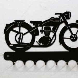 Accroche-clés motif Moto bécane