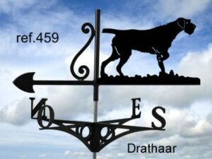 Girouette motif Drathaar seul