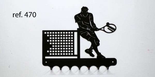 tennisman accroche clés
