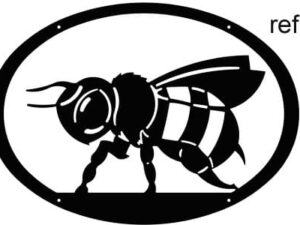Enseigne motif Abeille