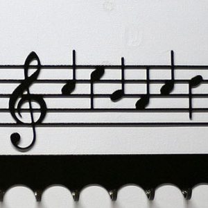 notes musique accroche clés