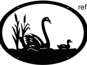 Enseigne motif Cygne