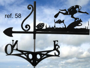 Girouette motif Plongeur