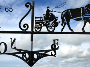 Girouette motif Calèche