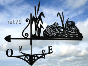 Girouette motif Grenouille