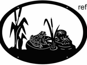 Enseigne motif Grenouille