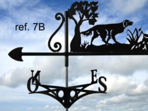 Girouette motif Epagneul breton