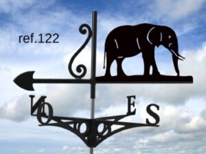Girouette éléphant