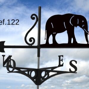 Girouette éléphant