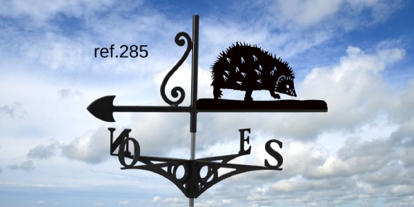 ref-G285 Girouette motif Hérisson  