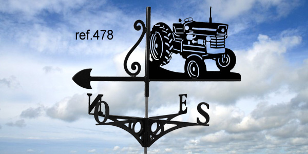 ref-G478 Girouette motif Massey Fergusson 135  