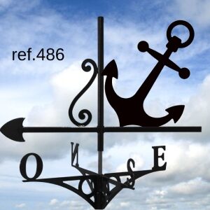 Girouette Ancre Marine