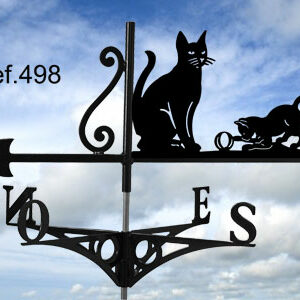 Girouette Chat et chaton