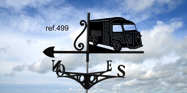 ref-G499 Girouette motif Tube citroen vue 3/4  