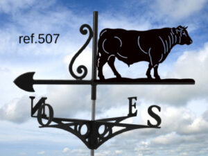 Girouette Taureau Charolais