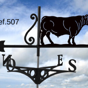 Girouette Taureau Charolais