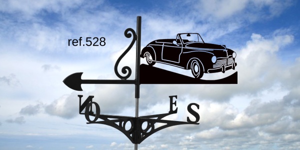 ref-G528 Girouette motif 203 cabriolet  